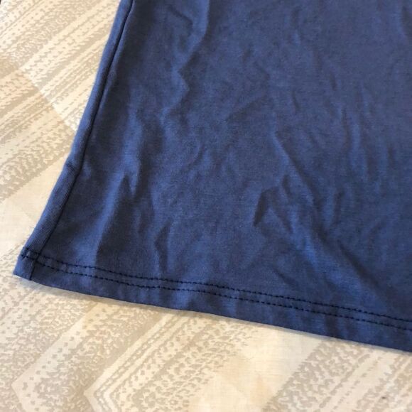 House of Tens Blue ‘Karma Will Find Its Way Babe’ Racerback Tank Top - Size S - Picture 5 of 8